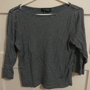 Ralph Lauren 3/4 Sleeve Striped Shirt